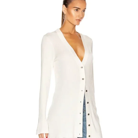 L'AGENCE White Cardigan - Picture 2 of 5